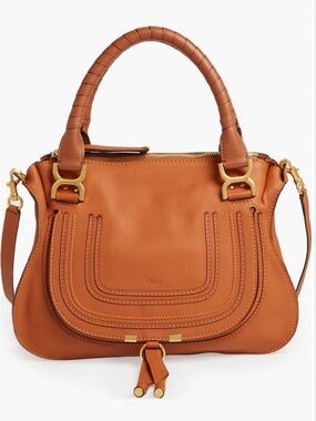 Chloe Leather Marcie Tan NWT